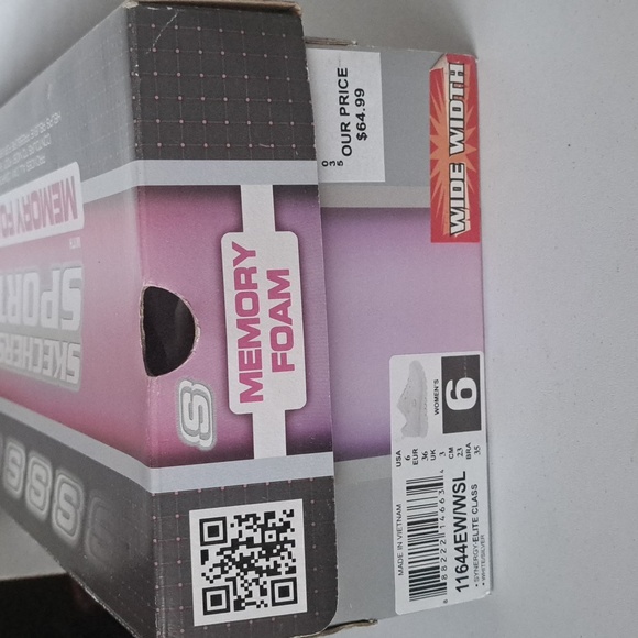 Skechers Black with Pink Trim Euro Size 41/ US 8 Slip On Mesh Uppers Lightweight - Picture 8 of 9